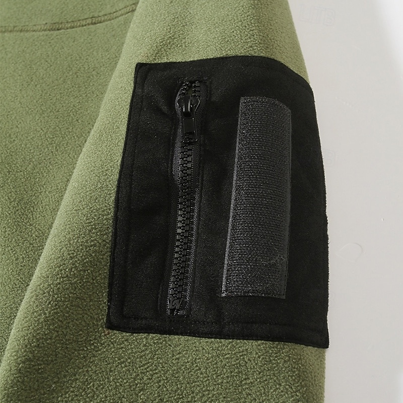 Men's Hoodie Pullover Hoodie Sweatshirt Black Army Green Blue Dark Gray Beige High Neck Plain Zip Up Zipper Sports & Outdoor Daily Holiday Cool Designer Sportswear Winter Clothing Apparel Hoodies 2026 - $24.99 –P9