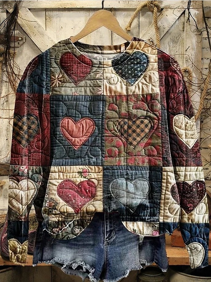 Pentru femei Hanorac pulover Floral Grafic Geometric Casual Manșon Lung Stil Nautic Topuri obișnuite Casă Stradă Zilnice Imprimeu Galben Albastru piscină Mov Portocaliu Maro Vară Primăvară Toamn 2025 - $27.99 –P1