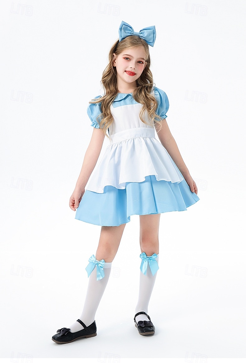 Bajka Zainspirowany Krainą Czarów Eksplorator oceanów Alice Sukienka Kostium Postacie z bajek Słodka Lolita for Dla dziewczynek Dla dzieci Halloween Karnawał Spektakl Edukacyjne przebieranki 2026 - $36.99 –P10