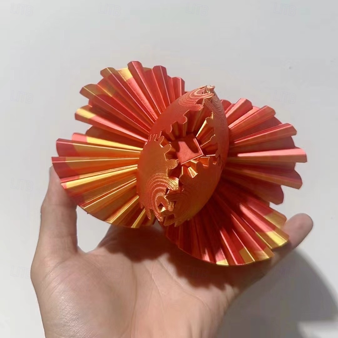 gearsphere стимпанк крутящийся чудо-шар-шестеренка, 3D-печатный механический гаджет для снятия стресса для взрослых и подростков, СДВГ тревожность фокусировка игрушка декор 2026 - $20.99 –P8