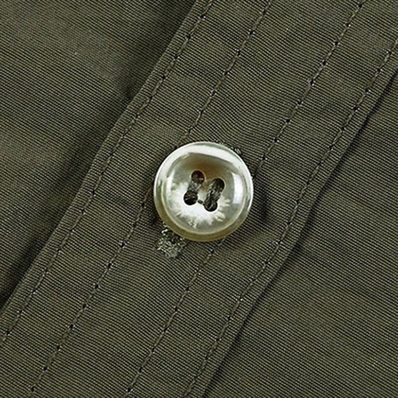 Miesten cargo-paita Kauluspaita vaellukseen Lyhythihainen Sänkyjen avaus Topit Ulko- Kevyt Hengittävä Kesä Kevät Puuvilla Tumman harmaa Musta Armeijan vihreä Tennis Golf Juoksu 2026 - $24.99 –P6