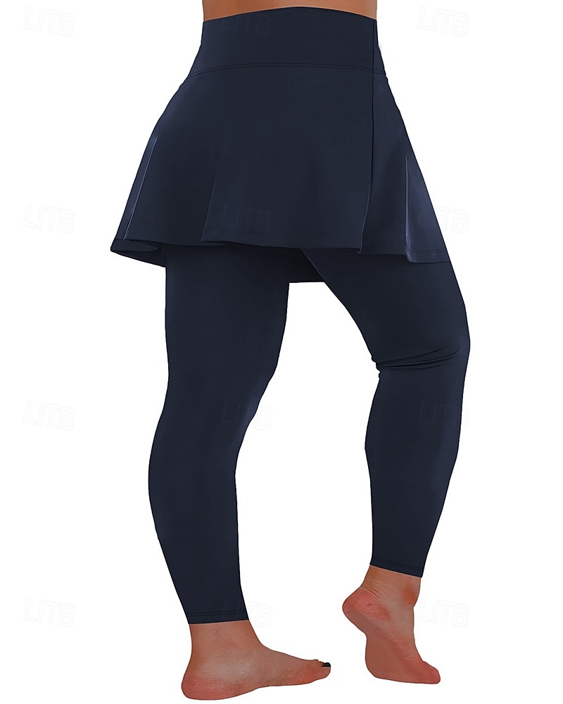 Mujer mallas de pilates pantalones deportivos Mallas Leggings de Yoga Bolsillo Ligero Pilates Gimnasio Corriendo Pantalones Color sólido Gris oscuro Negro Borgoña Talla Grande Deportes Ropa de Deporte 2025 - $22.99 –P3
