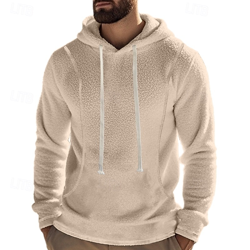 Hombre Sudadera Sudadera Con Capucha Sudadera con capucha de lana Táctico Negro Verde Ejército Caqui Gris Oscuro Azul claro Con Capucha Plano Correa Deporte Casual Diario Ropa de calle Fresco Ropa 2025 - $25.99 –P3