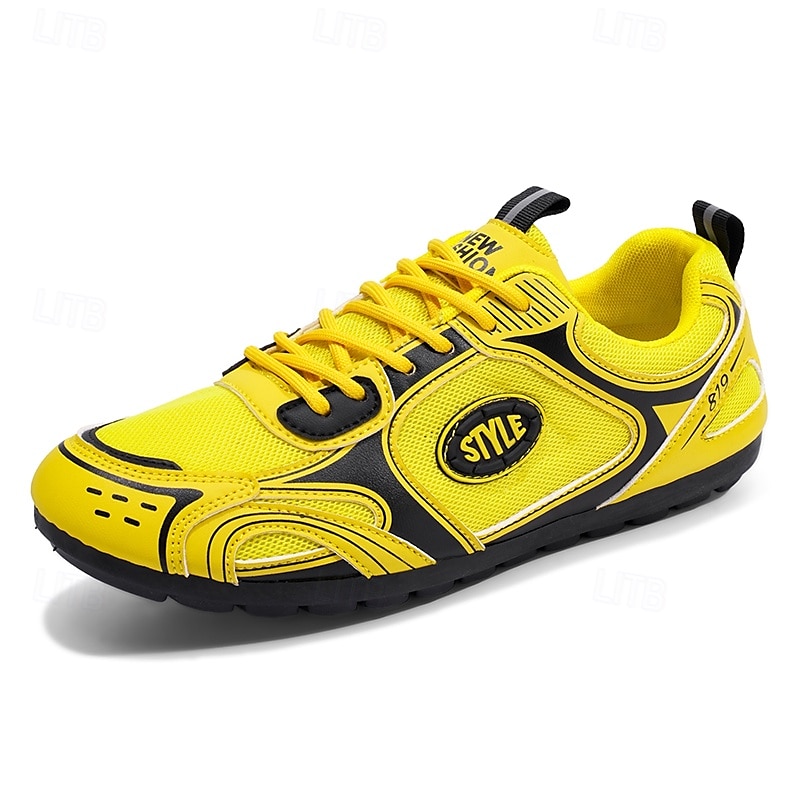 Baskets de sport jaunes pour homme avec détails noirs – légères et respirantes, idéales pour la course à pied, le sport et un style de vie actif de 2025 ? $32.99 –P4