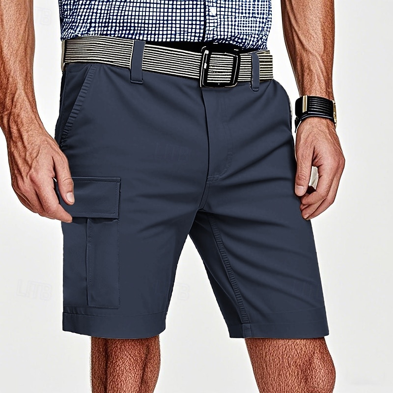 Per uomo Pantaloncini Tattici Pantaloncini cargo Shorts Pantaloncini Estivi Elastico in vita Multi-tasche Tasca con Patta Semplice Comodità Indossabile Lunghezza al ginocchio All'aperto Sport del 2025 a $28.99 –P10