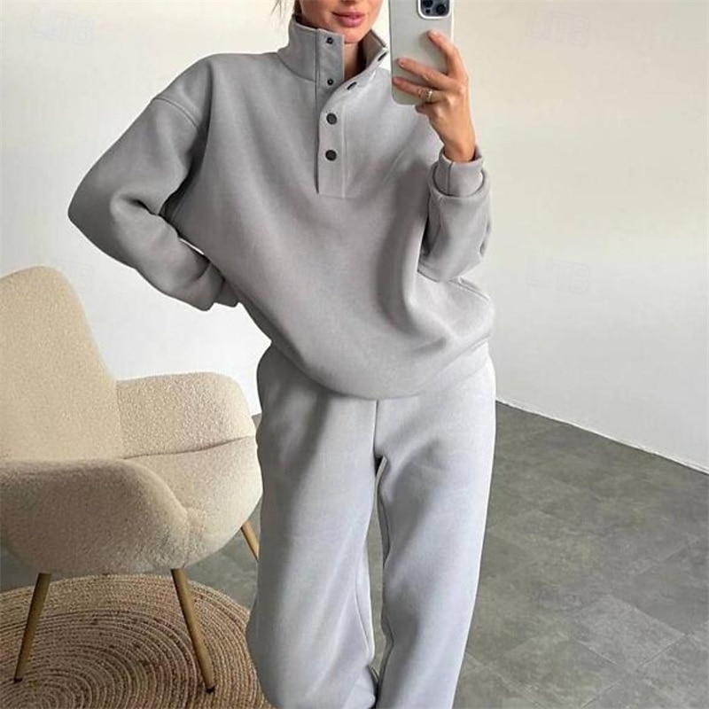 Naisten Verryttelypuku Activewear -setti Urheilu- ja treenivaatteet Syksy Pitkähihainen Pidä lämpimänä Tuulenkestävä Pehmeä Kuntosali Treenata Urheilu Urheiluasut Urheiluvaatteet Yhtenäinen Musta ja 2025 - $22.39 –P7