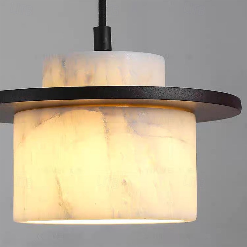 Natural Stone Wood Pendant Lamp, Nordic Wabi Sabi for Kitchen/Dining/Bedside 2025 - $229.99 –P4