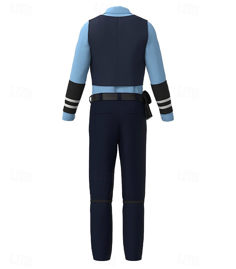 Tierdetektiv Polizei Hase Outfits Kostüm Bodysuits Abenteuerfilm Cosplay for Unisex Kinder Erwachsene Halloween Karneval Leistung Pädagogisches Ankleiden Verkleidung für Schulveranstaltungen 2026 - $87.99 –P8