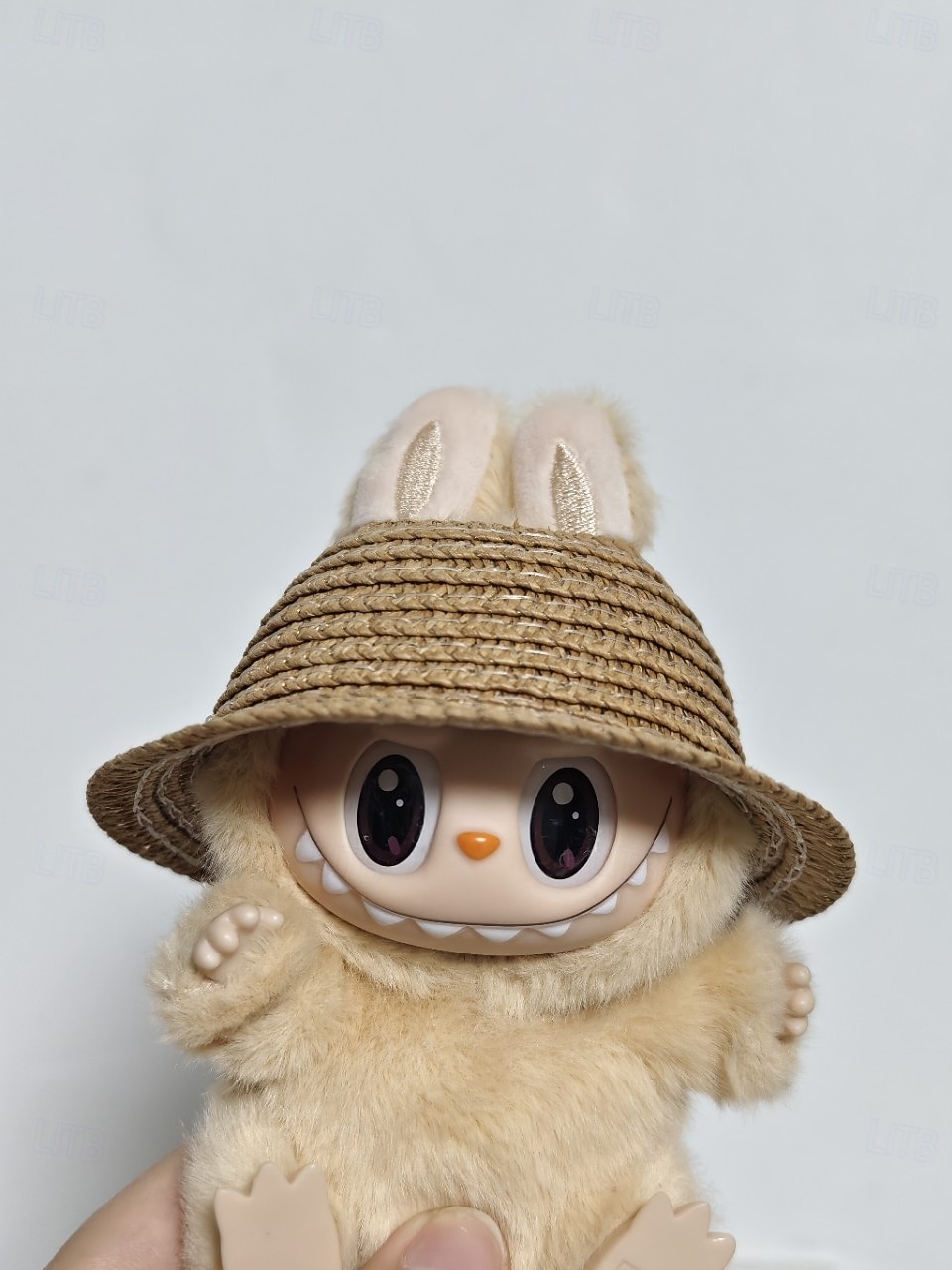 3 יחידות כובעי קש מיניאטוריים לבובות ויניל 17 ס"מ, כובע קש מיניאטורי טבעי, בובת עשה זאת בעצמך, קישוטי בית בובות 2025 - $16.99 –P1