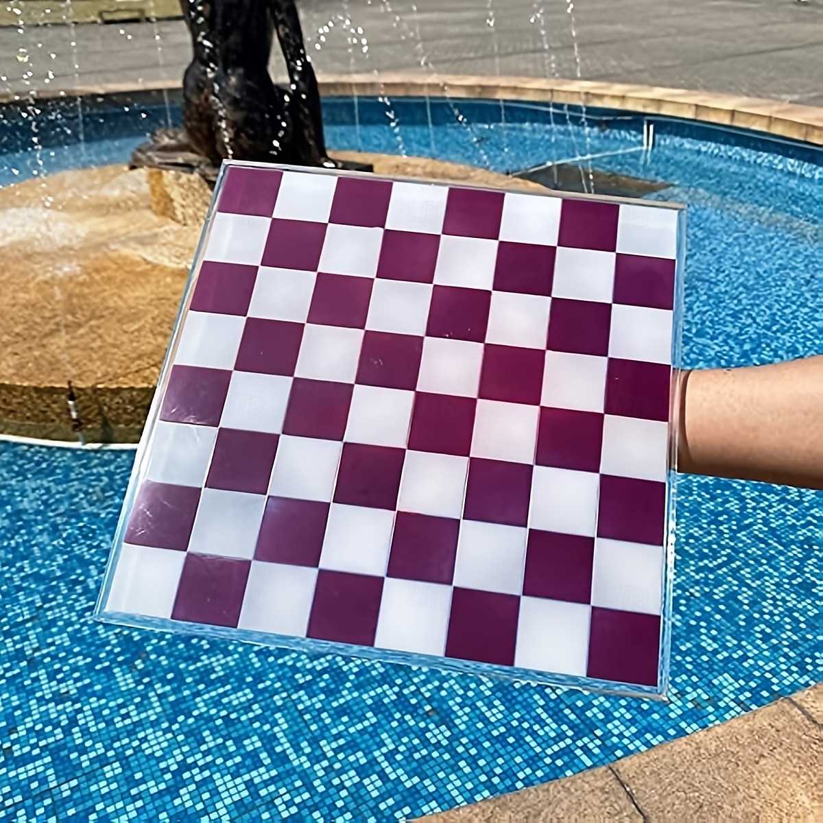 XL Large 3D Epoxy Silicone Resin Mold - 12 Full Size Checkers Chess Board Mold 2025 - $17.49 –P3