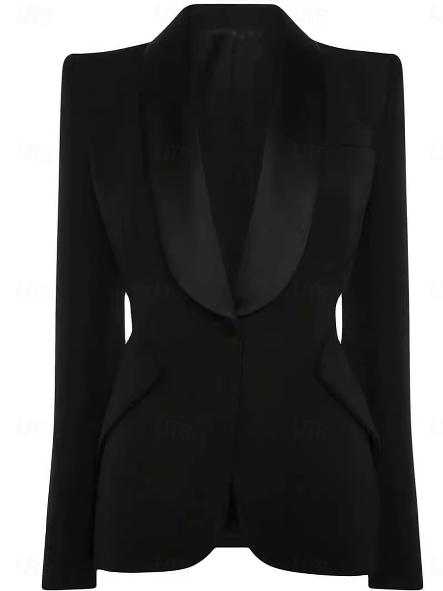 Completo madre della sposa elegante colletto della camicia lunghezza pavimento maniche lunghe in crêpe con colore solido del 2025 a $159.99 –P5