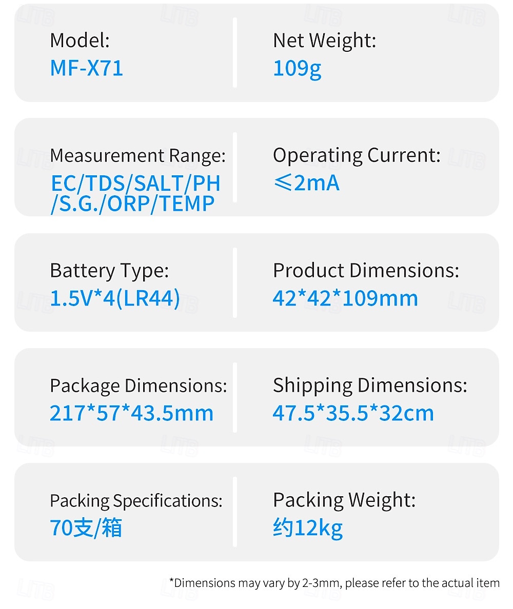 7-in-1 TDS Water Tester 0.01 High Accuracy Digital pH Meter PH/ TDS/ EC/ Salinity/ Temperature Tester PPM Water Tester for Drinking Water Hydroponics Plants Aquariums and Swimming Pools 2025 - $43.99 –P14