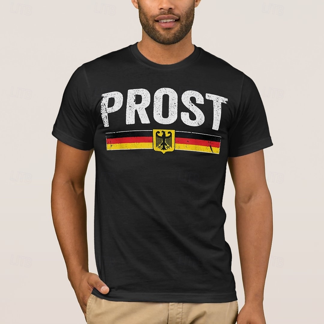 T-Shirt Beiers München Duits Alpine T-shirt mouw Grafisch voor Voor heren Volwassenen Heet stempelen  voor Carnaval Oktoberfest bier Feest Casual / Dagelijks 2026 - $17.49 –P1