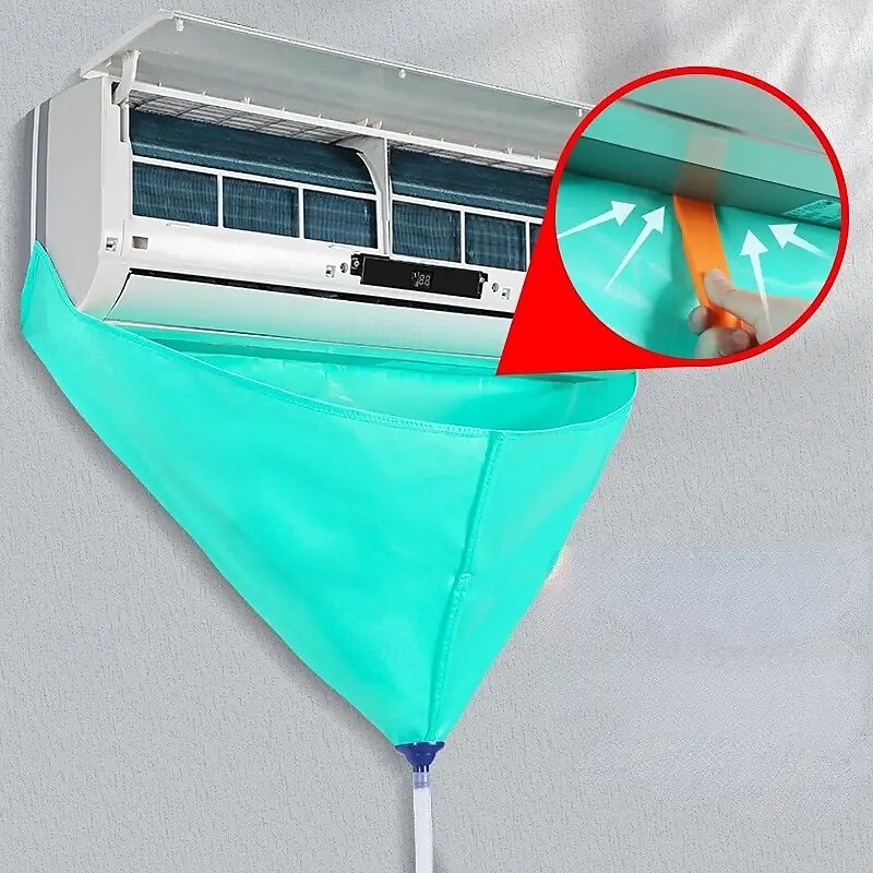 Kit de nettoyage de climatisation 1 pièce comprenant un couvercle anti-poussière et un tuyau d'eau, très adapté à la climatisation murale de 2025 ? $21.99 –P1