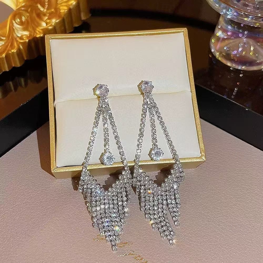 Per donna Orecchini a perno Tropicale Gioia Tropicale Elegante Orecchini Gioielli Argento Per Feste del 2026 a $11.49 –P1