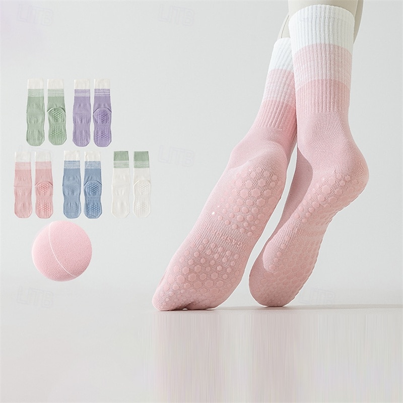 Dámské Podlahové ponožky Protiskluzové dávkování anti-odorant Anti-Friction savé Pro Pilates Taneční Zdatnost 2025 - $6.49 –P1