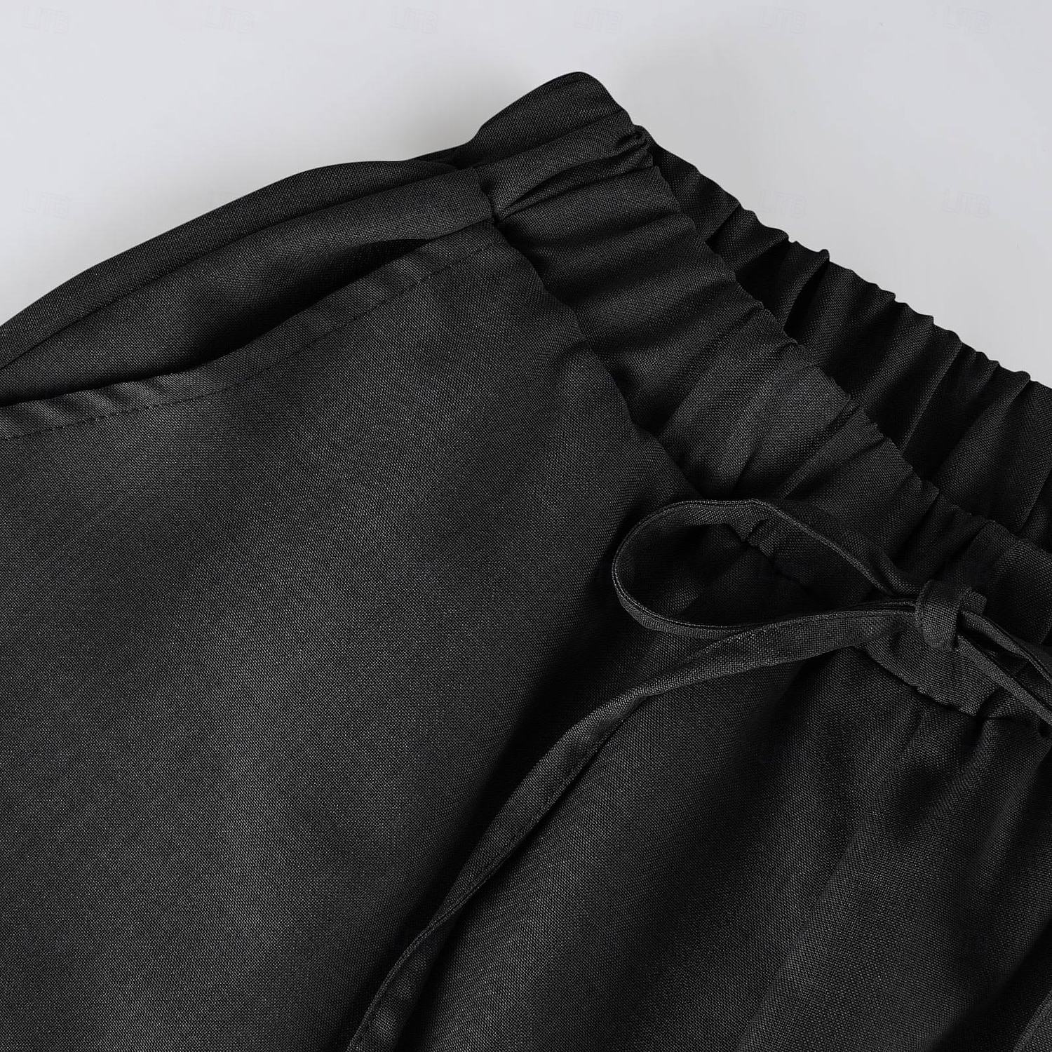 Dam EU / US-storlek caprishorts Mode Ledigt Kapris Naturlig Solid färg Plisserad Ficka Trendig Mateial som andas Bekväm Sport Microelastisk Ledigt Dagliga kläder Vin Svart Vit Grön Vår, Höst, Vinter 2025 - $20.99 –P14