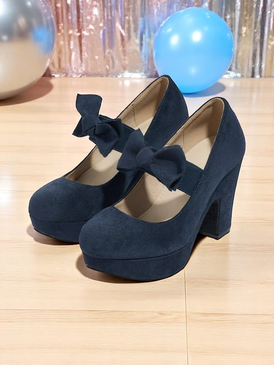 Escarpins Mary Jane bordeaux à plateforme et nœuds pour femme – Chaussures rétro à talons hauts épais des années 1950 pour fêtes, cosplay et tenues d'inspiration vintage de 2025 ? $46.99 –P4