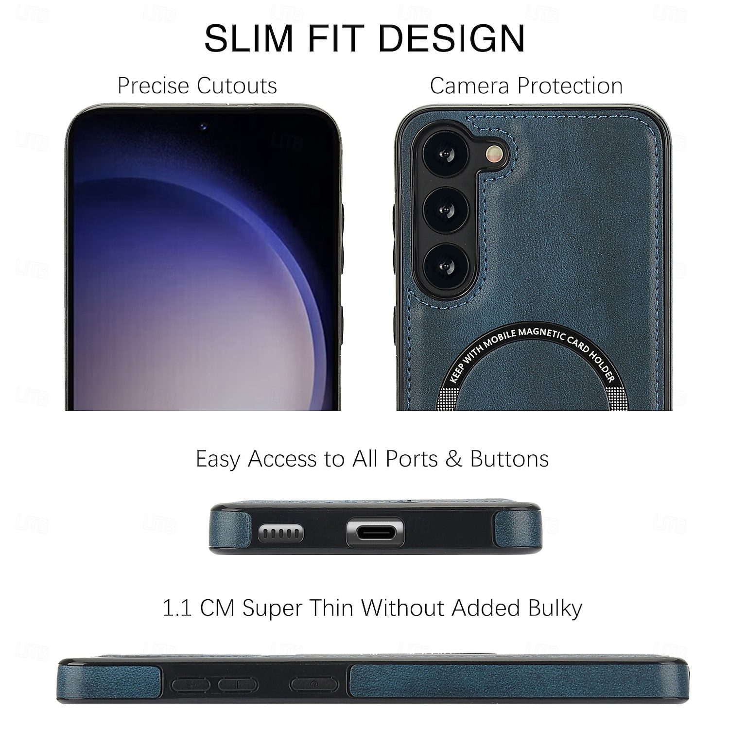 puhelin Etui Käyttötarkoitus Samsung Galaxy S22 S22 Plus Ultra A53 A52 Takakuori Magneetti Tukee langatonta latausta Iskunkestävä Retro TPU PU-nahka 2025 - $13.99 –P7