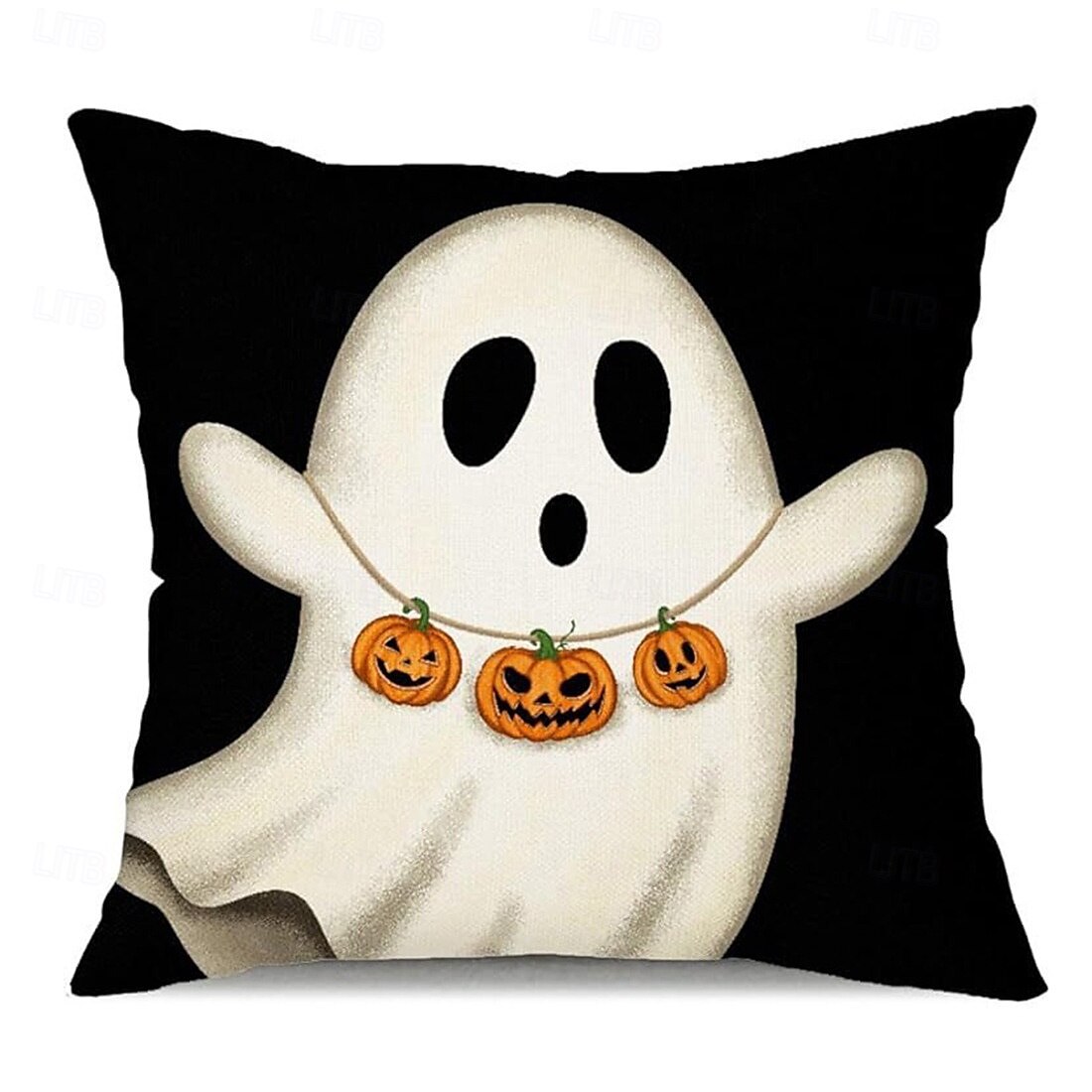 1 pcs Linen Pillow Cover, Halloween Square Traditional Classic 2025 - $13.99 –P2