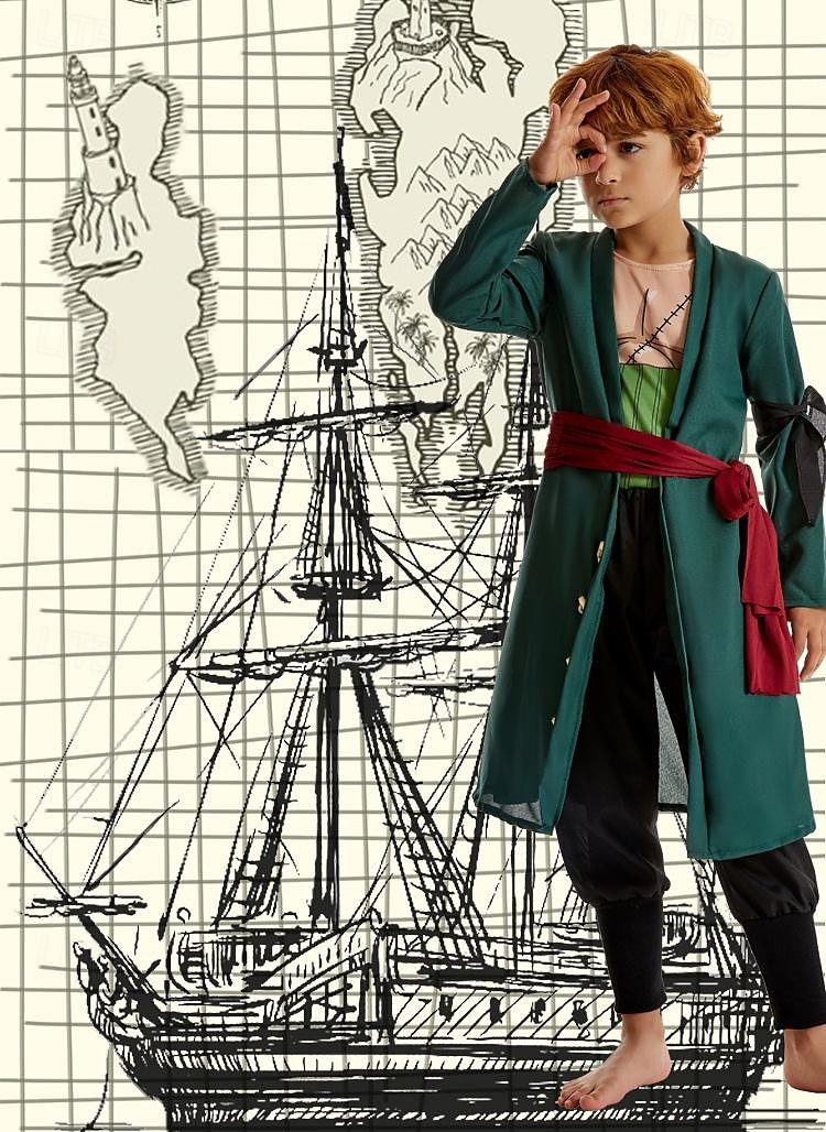 Aventurero del océano Pirata Pirata del Sombrero de Paja Animé Accesorios Disfraz Trajes De Cosplay Víspera de Todos los Santos Carnaval Rendimiento Disfraces educativos Disfraces para eventos 2026 - $55.99 –P1