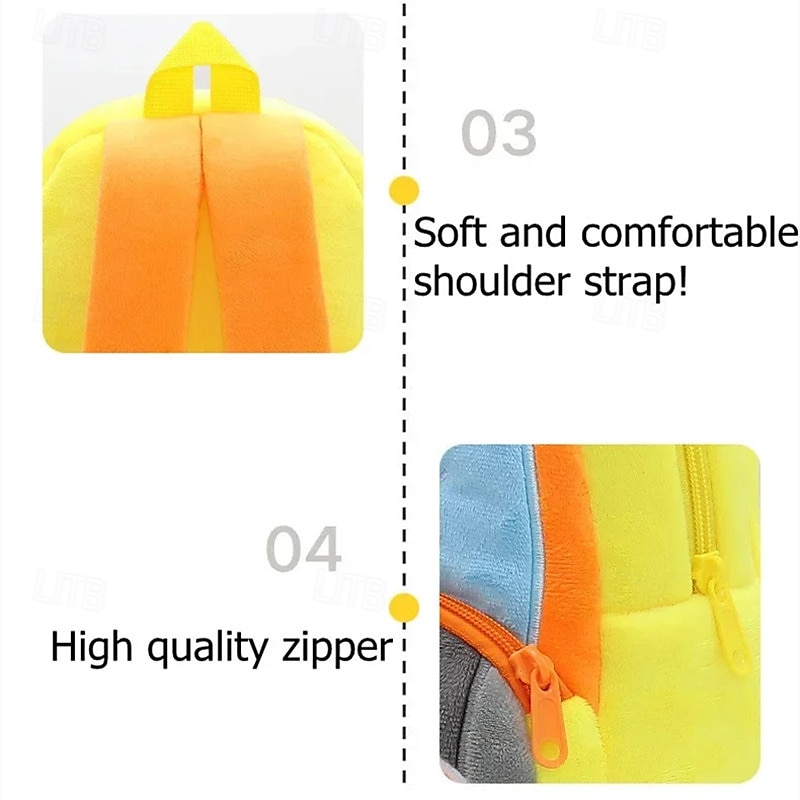 cartoon 3d graafmachine tractor 2-4 jaar peuter rugzak techniek voertuigen rugzak kinderen kleuterschool schooltas baby 2025 - $20.99 –P15