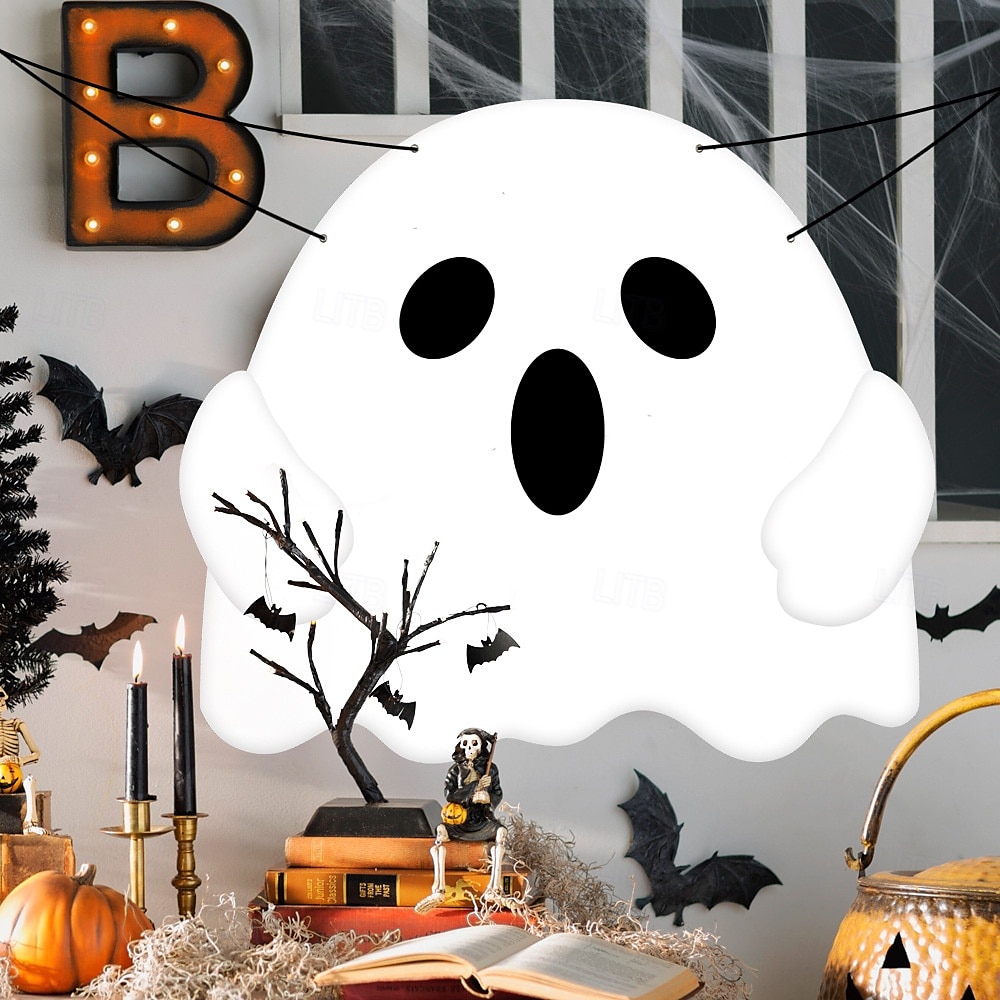 Halloweenská pochoutka do kufru auta, dekorace auta s duchy, halloweenské dekorace, halloweenská látková dekorace auta, halloweenská dekorace do kufru auta, dekorace s duchy a dýní, tapeta na zeď 2025 - $24.99 –P2