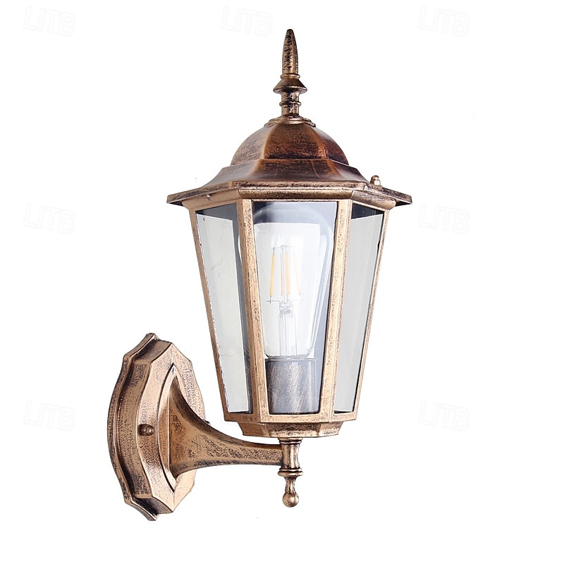 Outdoor Light Fixtures Wall Mount Aluminium Waterproof Exterior Wall Lantern, Anti-Rust Outside Black Wall Sconce Porch Lights for House Garage, Doorway 85-265V 2026 - $167.99 –P4