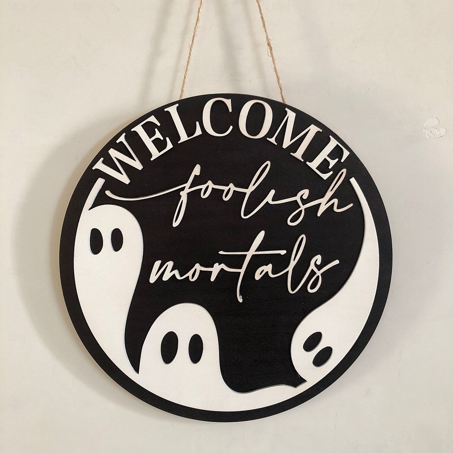 halloween etuoven seppele ovenripustin aave tervetuloa oven numero puinen käsityöt riipus 2025 - $21.99 –P2