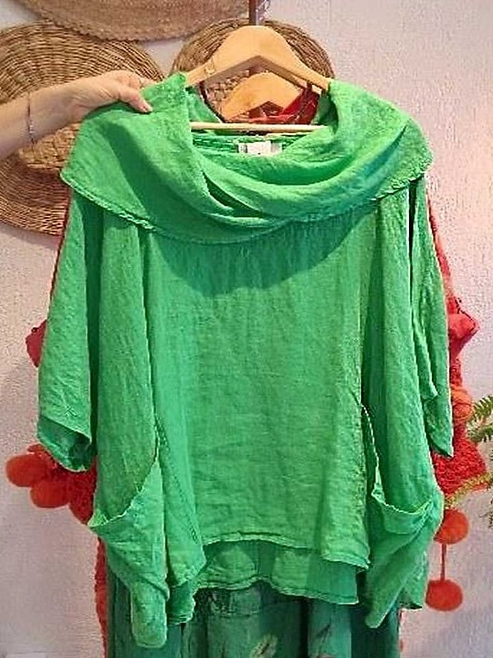 Damen Bluse Einfarbig Elegant Lässig Halbarm Rundausschnitt Normale Oberteile Täglich Ferien Schwarz Weiß Rosa Rote Blau Sommer Herbst 2025 - $28.99 –P6