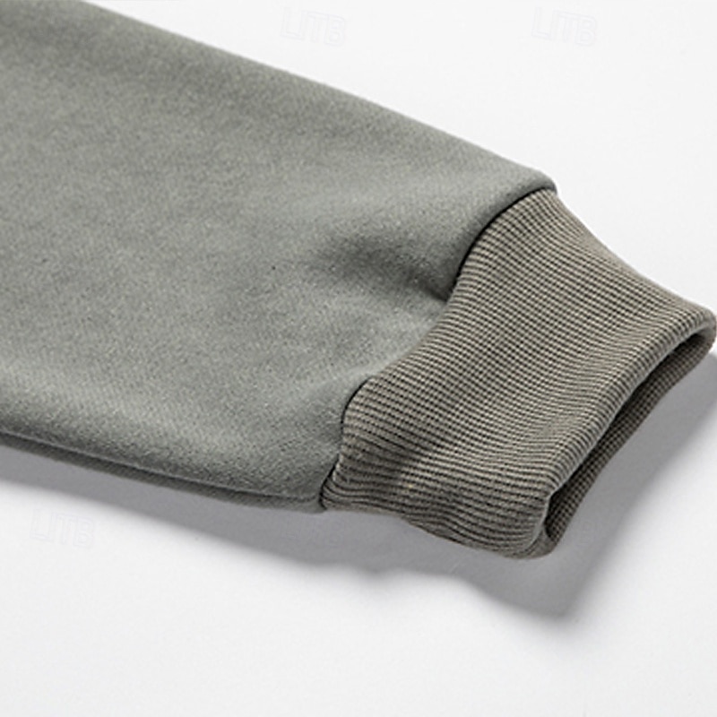 Hombre Sudadera Sudadera Con Capucha Negro Verde Trébol Gris Con Capucha Bloque de color Bloque de Color Bolsillo delantero Deporte Casual Diario Ropa de calle Fresco Ropa deportiva Otoño invierno 2025 - $27.99 –P4