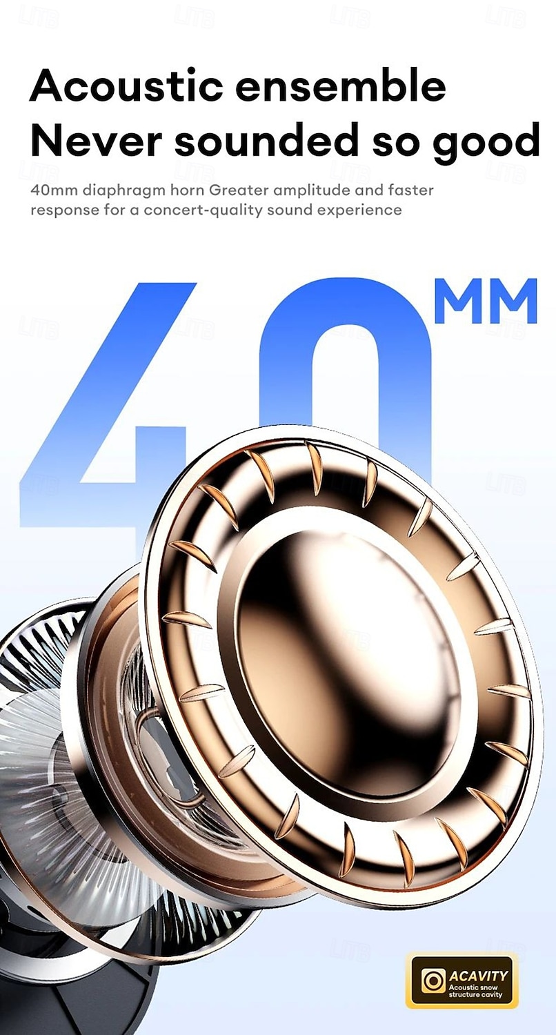 Lenovo TH53 Bluetooth V5.4 Earphone HiFi Stereo Sound with Music Mode Headphone Bulit-in 2 Mics for HD Calls Headset 2025 - $45.99 –P4