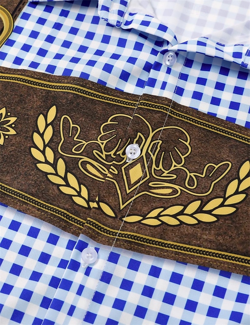 Camicie hawaiane Camicia Aloha bavarese Monaco Tedesco Alpino Grafico per Per uomo Adulti Stampa 3D  per Carnevale Birra Oktoberfest Spiaggia Vacanza Feste del 2026 a $23.99 –P9