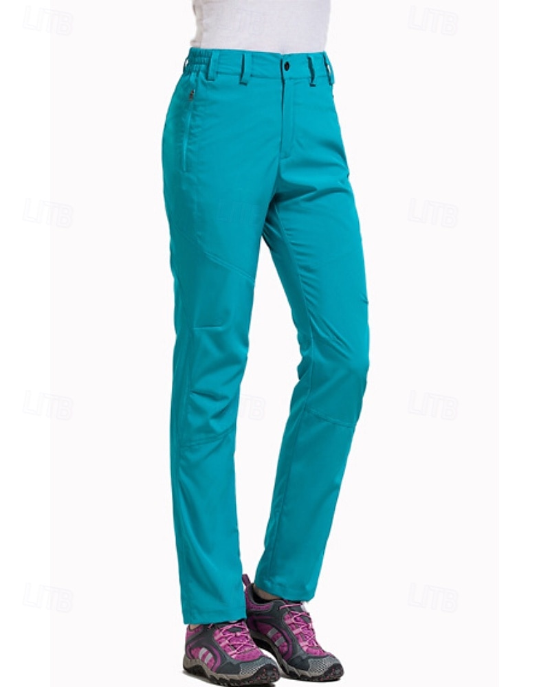 Per donna Pantaloni Cargo Pantaloni Eleganti Casual Lunghezza intera Naturale Semplice Tasca Elastico in vita Tasca con cerniera Comodo All'aperto Confortevole All'aperto Ferie azzurro cielo Fuschia del 2025 a $24.99 –P4