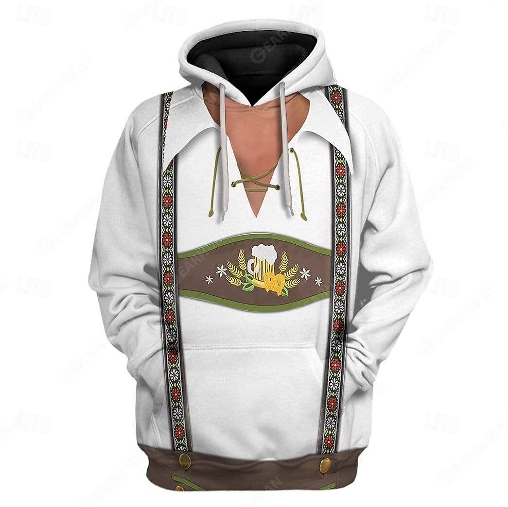 Oktoberfest Lederhosen-Print Dirndl-Print Kapuzensweatshirt Pullover Bayerisch München Deutsch Grafik Für Herren Erwachsene Karneval Oktoberfestbier 3D-Druck Party Alltagstauglich 2025 - $29.99 –P2
