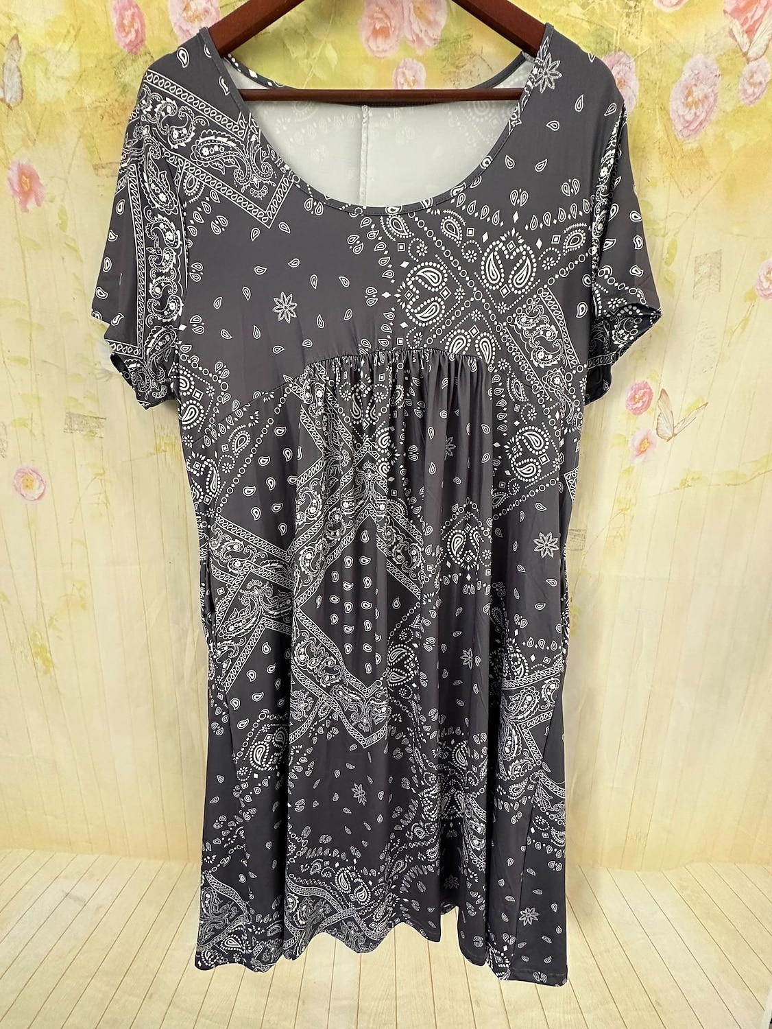Pentru femei Rochie Lunga Rochie Maxi Rochie casual Modă Zilnic Fit regulat Floral Manșon scurt Stil Nautic Roz Îmbujorat Roșu-aprins Albastru piscină Gri Vară 2025 - $21.99 –P9