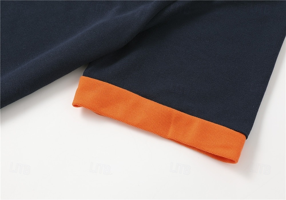 Per uomo Polo Maglia da golf Casuale Sportivo Classico Manica Corta Essenziale Tinta unica Semplice Bottoni Davanti Estate Primavera Tutte le stagioni Vestibilità regolare Vinaccia Bianco Nero Blu del 2025 a GBP £10 –P14