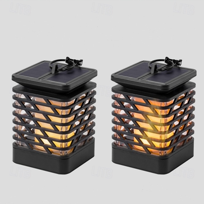 napelemes lámpák kültéri lámpákhoz villódzó lánggal működő napelemes lámpa kültéri függőlámpások dekoratív kültéri világítás napelemes vízálló led láng karácsonyi fények teraszra és kertbe 2026 - $25.99 –P6