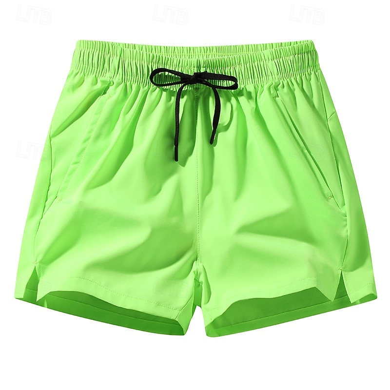 Муж. Шорты для бега Карман Эластичный пояс Нижняя часть Одежда для спорта и отдыха Для спортивного зала Тренировка Быстровысыхающий Дышащий Бег Йога Стандартный Спортивная одежда Спортивная одежда 2025 - $11.49 –P4