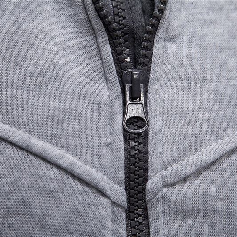 Per uomo Felpa con cappuccio Felpa con cappuccio a zip intera Nero Rosso Grigio chiaro Grigio scuro Con Cappuccio Semplice Tasca Sport & Outdoor Quotidiano Ferie Poliestere Streetwear Essenziale del 2026 a $15.49 –P6