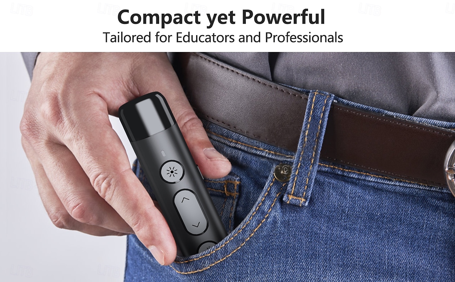 Multi Functional Page Turning Pen Wireless Presenter Clicker Teacher's Remote Red & Telescopic Pointer Page Turner Conference Speech Teaching and Training Presentation Clicker Stylus Pen 2025 - $31.99 –P7
