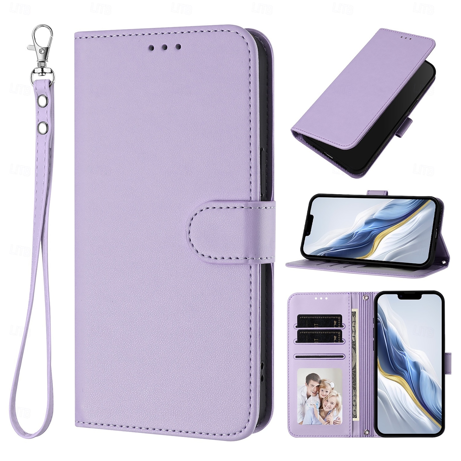 telefone Capinha Para iPhone 16 Pro Max Plus iPhone 15 14 Pro Max Plus iPhone 13 Pro Max Mini Capa para Cartão Wallet Com Suporte Magnética Proteção de corpo inteiro Retro TPU Couro PU de 2025 por $13.99 –P1