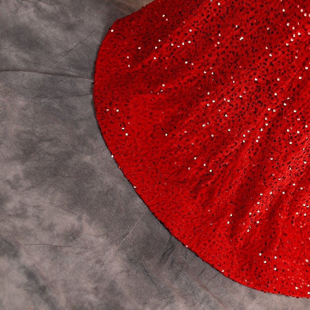 Robe de soirée sirène trompette élégante robe formelle bal traîne de cour sans manches décolletée en sequins avec sequins de 2025 ? $227.39 –P4