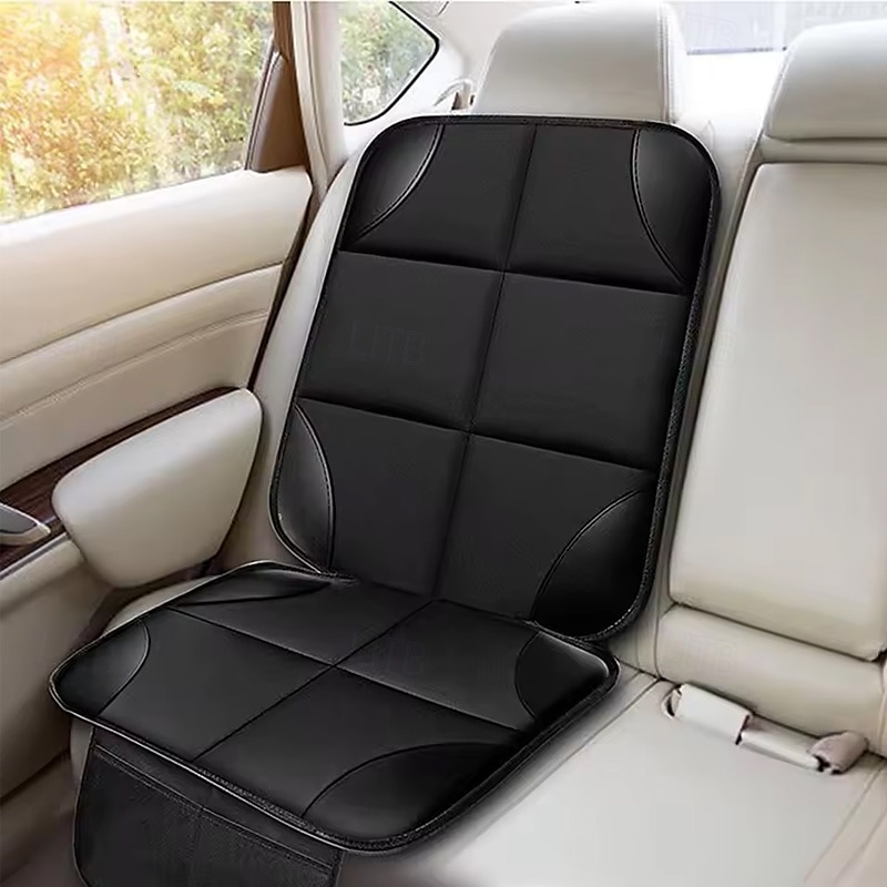 1 Stück wasserdichter Autositzschutz, rutschfeste Netztaschen, Sitzbezüge, Leder, verstärkte Ecken, dicke Polsterung auf der Rückseite 2025 - $24.99 –P6
