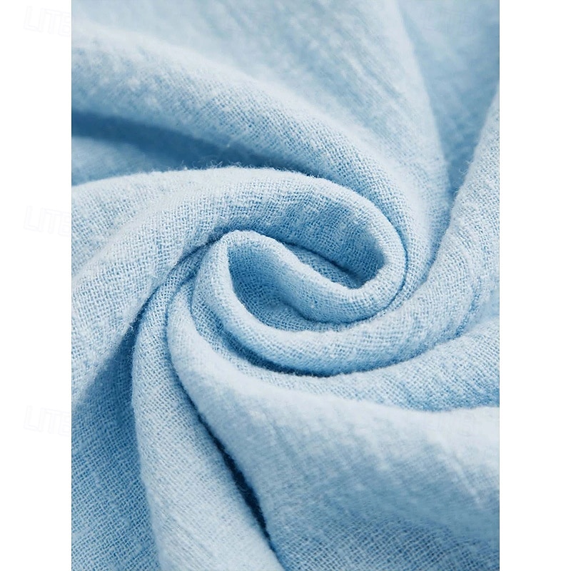 Femmes Chemise Hauts d'été Chemisier Élégant Quotidien Demi Manches Col en V Hauts Réguliers Quotidien Asymétrique Bleu Été Printemps Automne de 2025 ? $31.99 –P2