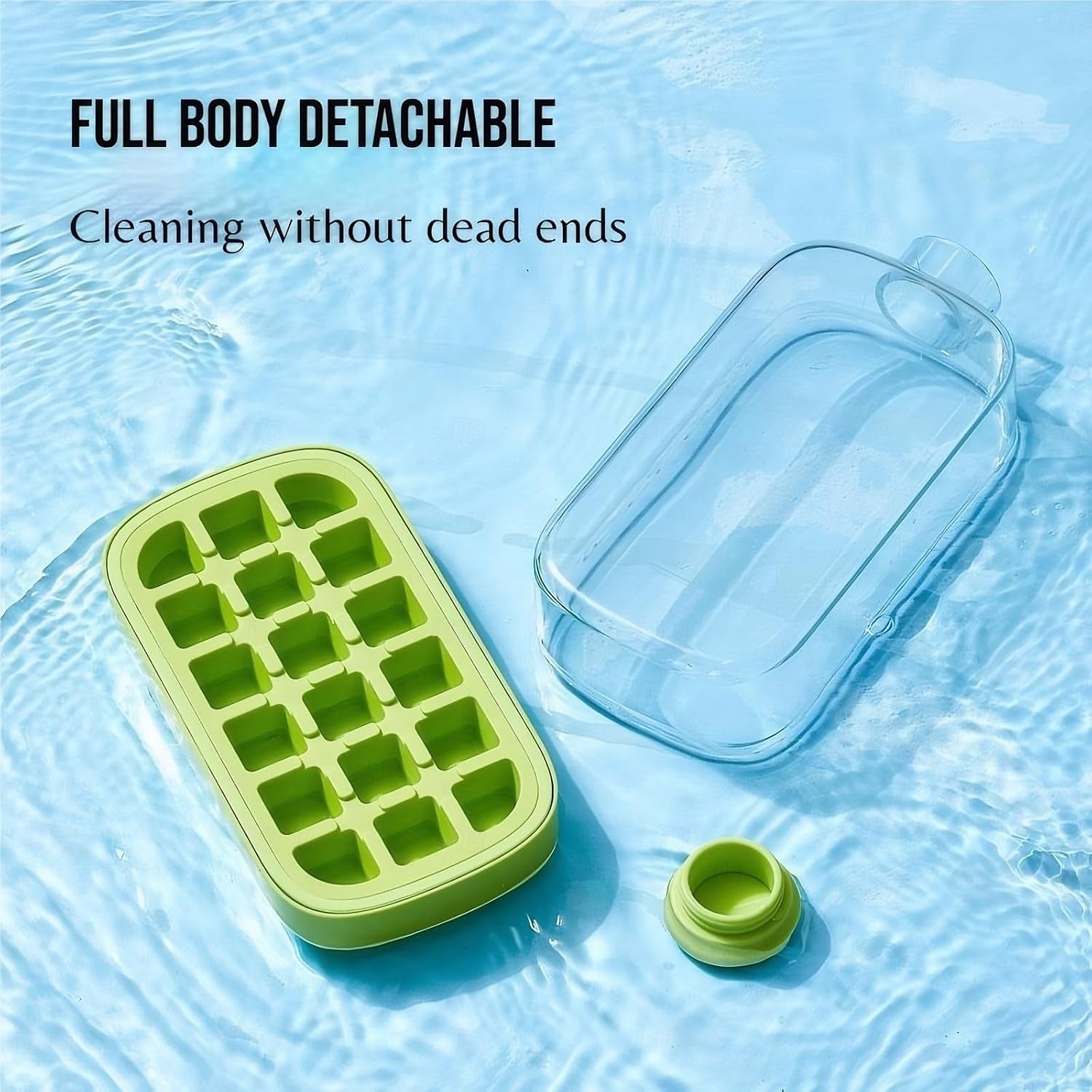 ijsblokjesfles met rietje voor een koele zomer, My Crush Cup ijsblokjesvormpjes voor waterflessen, 2-in-1 draagbare aanraakvrije ijsblokjesmachine met deksel en bak voor het snel maken van ijs 2025 - $13.99 –P3