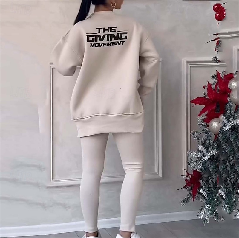 Women's Tracksuit Sweatsuit Activewear Set Pocket Solid Colored Clothing Suit Fall Black Blue Gym Workout Sports Thermal Warm Windproof Soft Long Sleeve Sport Activewear Micro-elastic Regular Fit 2025 - $31.99 –P3