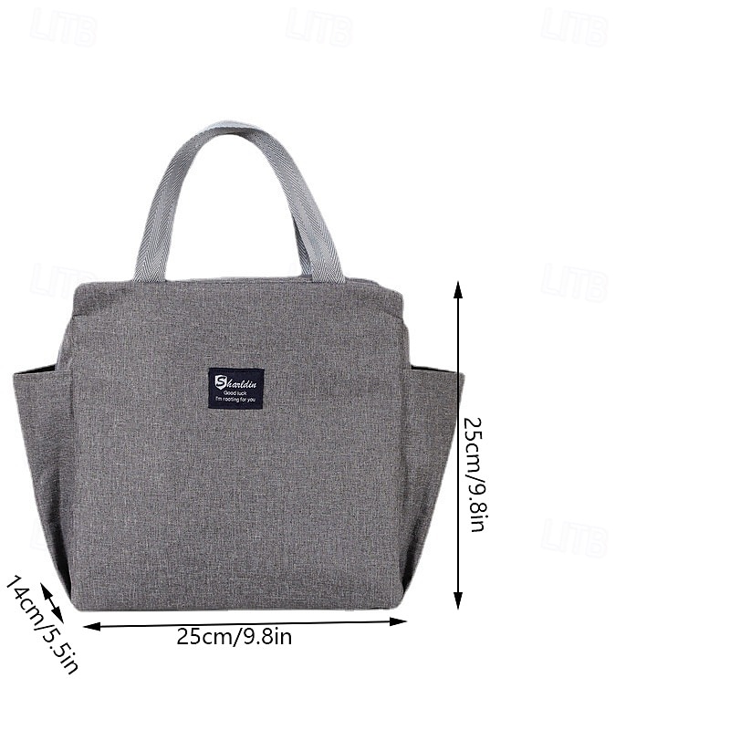 Borsa termica per il pranzo per donne e uomini, borsa termica impermeabile per alimenti, contenitore portatile per bento box, borsa termica riutilizzabile per il pranzo per lavoro, scuola, viaggio del 2026 a $11.99 –P9