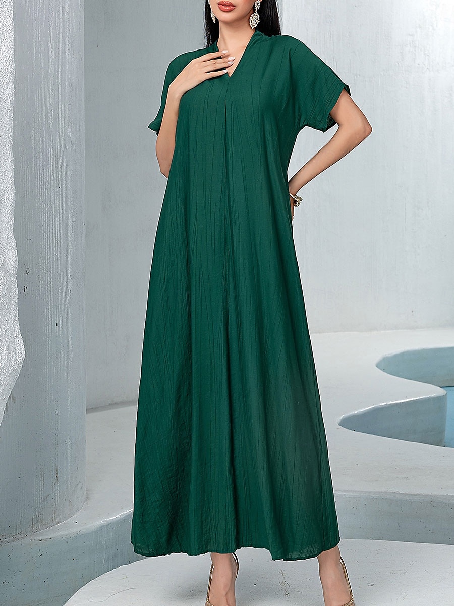 Dress Sets Mother of the Bride Dress Elegant V Neck Floor Length Chiffon Long Sleeve with Sequin Lace 2025 - $129.99 –P4