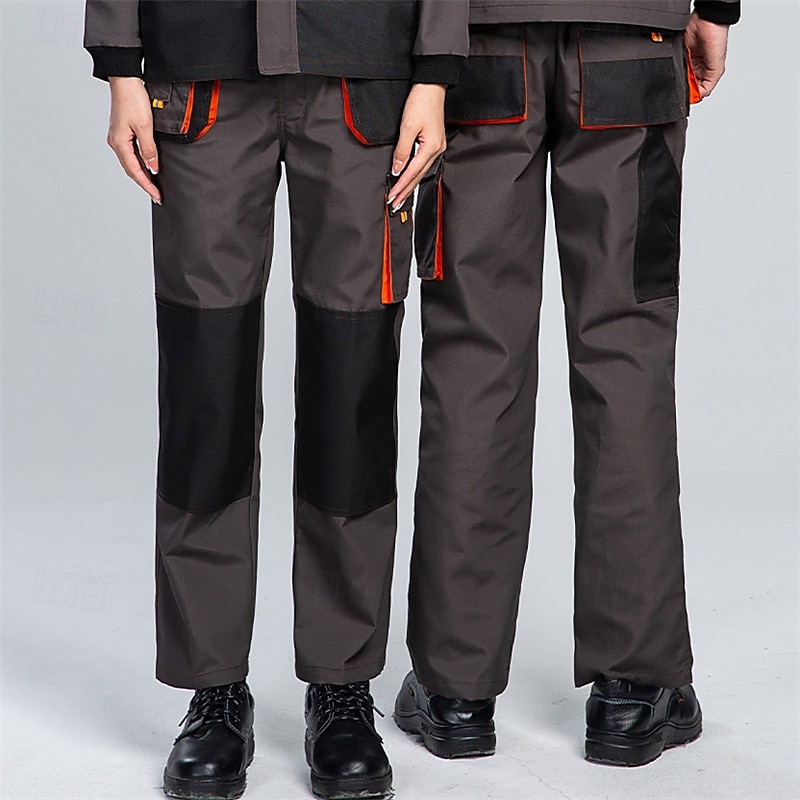 Herren Cargohosen Wanderhosen Regenhose zum Wandern Patchwork Außen Normale Passform Wasserdicht Winddicht Schnelltrocknend Leicht Hosen Tasche Dunkelgrau Camping / Wandern Golfspiel Laufen S M L XL 2025 - $32.99 –P3